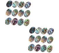 NUOBESTY 2 ensembles Bijoux En Ormeau Et Coquillages Boucles D'Oreilles En Ormeau Breloques Pour La Fabrication De Bijoux Breloques En Coquillage Perles En Ormeau 12 pièces * 2