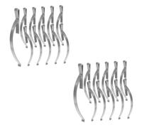 NUOBESTY 2 Ensembles Clip De Cadre De Moustiquaire Agrafe Fenêtre Clips D'écran Matériel De Draperie Filtrer Printemps Pinces À Rideaux Acier Inoxydable 50 Pièces * 2