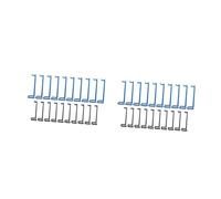NUOBESTY 2 Ensembles Écarteur De Branches pour Arbres Fruitier De Outils Réglables pour Support Formation des Branches Petits Grands Bleus 20 Pièces * 2