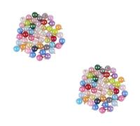 NUOBESTY 2 Ensembles Pendentif Coloré Fissure Breloques Pour La Fabrication De Bijoux Charmes En Vrac Bijoux Colorés Carrelage Boutons De Sport Bijoux En Vrac Colorful Résine 50 Pièces * 2