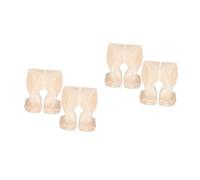NUOBESTY 2 Ensembles Pieds D'armoires Sculptées en Bois pour La Commode Petit Bricolage Pieds De Table Pieds De Meubles Remplacement des Pieds De Chaise 4 Pièces * 2
