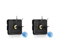 NUOBESTY 2 Mécanismes D'horloge Silencieux, Alimentés par Piles, Kit de Moteur à Quartz à Balayage Silencieux, Pièces de Rechange pour La Réparation Et La Fabrication D'horloges.