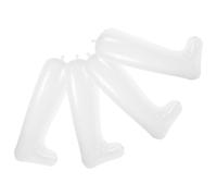 NUOBESTY 2 Paires Embauchoirs Gonflables Prévention des Plis et Déformations en Pvc Blanc pour Bottes Hautes Réutilisables, Outil de Rangement Pratique pour Bottes