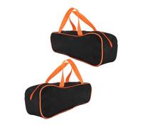 NUOBESTY 2 Pièces à Outils pour Barbecue Pochette Porte-ustensiles de Gril à Griller Dehors Accessoires de Camping-Car de Voyage Tissu Oxford Black