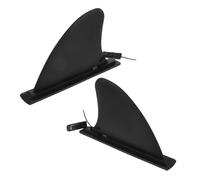 NUOBESTY 2 Pièces Aileron Arrière de Planche de Surf en PVC pour Paddleboard Gonflable, Accessoire Stabilisateur Précis, du Bruit sous-Marin, Adapté aux Rivières et Lacs