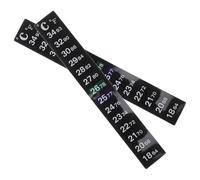 NUOBESTY 2 pièces Autocollants Thermomètre Numérique pour Fermentation et Brassage Stickers Thermomètre Adhésifs à Changement de Couleur Précis et Faciles à Utiliser Lot pour Bouteilles et