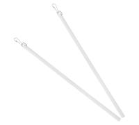 NUOBESTY 2 Pièces Baguette de Store Vénitien en Acrylique avec Crochet, 30 | Pièce de Rechange Blanche, Acier Inoxydable, Réglage Précis, Portable, Contrôle de Tension, Usage Intérieur