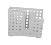 NUOBESTY 2 Pièces Boîte De Rangement De Couverts Monté Pendaison Argenterie Drain Organisateurs Le Comptoir Cage à Baguettes Profil Séchage Mur Multifonctionnel Évacuation Monter Pp Gris