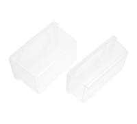 NUOBESTY 2 pièces Boîte Lingettes Humide Transparente Rangement Flip-top Étanche pour Maison Bureau Voiture Boîte Portable Rechargeable Protection Anti-poussière et Maintien Humidité