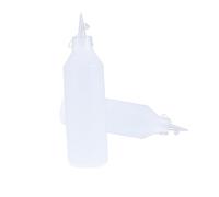 NUOBESTY 2 pièces Bouteilles Plastiques à Presser avec Bouchons Étanches pour Stockage Liquide et Distribution Colle Flacon Souple Polyéthylène pour Bricolage Art et DIY