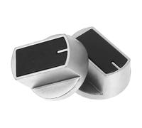 NUOBESTY 2 Pièces Bouton De Cuisinière à Bouton De La Table De Cuisson Du Four Robinet De Pour Brûleur De Gril Remplacement Des Boutons Du Brûleur Noir Alliage De Zinc