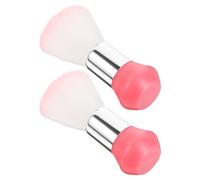 NUOBESTY 2 Pièces Brosse à Cheveux Nuque en Nylon et Aluminium, Plumeau Doux pour Salon de Coiffure et Usage Domestique, Séchage Rapide et Facile à Nettoyer