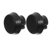 NUOBESTY 2 Pièces Butée de Queue de Billard Noire en ABS pour Bâton | Pièce de Rechange, Protège le Bas du Fût, Installation Facile, pour Joueurs et Passionnés de Billard