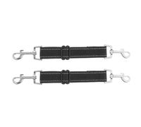 NUOBESTY 2 Pièces Clip de Collier pour Chien en Nylon Réfléchissant Double Agrafe Réglable, Connecteur Rapide pour Collier et Laisse, Marche en Extérieur