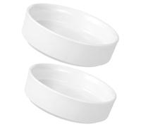 NUOBESTY 2 pièces Coupelle Pot de Fleur Céramique Soucoupe Plant Drip Tray Résistante pour Cache-Pot Intérieur et Extérieur Protection Sol et Meubles Fuites