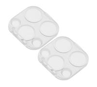 NUOBESTY 2 Pièces Couvercles Autocollants pour Objectif Arrière Accessoires de Protection pour la des Photos
