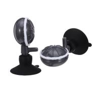 NUOBESTY 2 Pièces Diffuseur D’air Réglable pour Aquarium, Disque Nano | Corps Plat en Plastique, Bulles Ultrafines, Aération Douce et Apport D’oxygène Stable