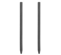 NUOBESTY 2 Pièces Électrode en Graphite Cylindrique Noire Conductivité Électrique et Résistance Élevée la Température pour Laboratoires Éducatifs et Industriels
