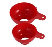 NUOBESTY 2 pièces Entonnoir Large Bouche Plastique pour Pots de Confiture et Huiles Résistant et Pratique pour Transfert Liquide Précis Cuisine