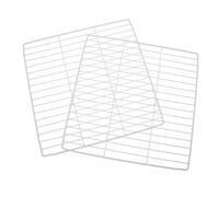 NUOBESTY 2 pièces Étagère de Congélateur Blanc Séparateur pour Réfrigérateur Rangement Polyvalent et Facile à Nettoyer pour Congélateur Coffre et Vertical