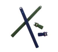 NUOBESTY 2 pièces Étui de Protection Antichoc pour Stylet Tablette Manchon Silicone Antidérapant Résistant Aux Chutes Housse Stylos Cartoon Bleu Nuit Vert Militaire 2 pcs