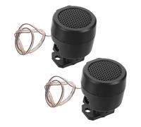 NUOBESTY 2 Pièces Haut-Parleur de Voiture Mini à Dôme 500 W en Plastique Noir, Design Compact Gain de Place, Performance Puissante pour Système Audio Automobile et Longues Distances sur