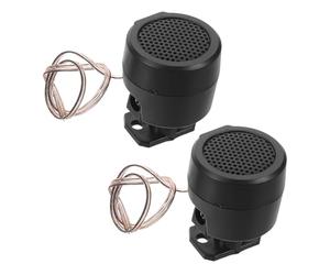 NUOBESTY 2 Pièces Haut-Parleur de Voiture Mini à Dôme 500 W en Plastique Noir, Design Compact Gain de Place, Performance Puissante pour Système Audio Automobile et Longues Distances sur