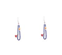 NUOBESTY 2 Pièces Lanière de Téléphone Rétro Perles Dragonne de Poignet Corde Tissée Design Chic pour Sécuriser Votre Téléphone Accessoires