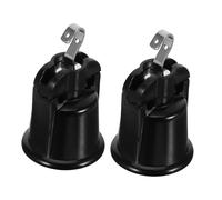 NUOBESTY 2 Pièces Light Socket With Hook For Christmas Tree Decorations Heat Resistant Holder Compatible With Various Bulbs For Indoor Holiday Lighting