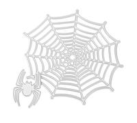 NUOBESTY 2 Pièces Matrices de Découpe Toile Araignée Halloween Pochoirs Embossage DIY pour Cartes et Scrapbooking Décorations et Durables