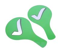 NUOBESTY 2 Pièces Paddles de Vote Classe Panneaux à Double Face pour Enseignants et Étudiants Outils pour Apprentissage Engagé et Participation Active