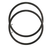NUOBESTY 2 Pièces Paire de Chambres à Air Valve Presta VTT 26x1.75-2.125 | Caoutchouc Noir, Construction sans Joint, pour Vélos Pliants et Cruisers, Conduite Plus Souple