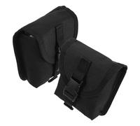 NUOBESTY 2 Pièces Pochette de Lestage pour Plongée, Poche à Lestage pour Plongée sous-Marine, Oxford, Noire, Étanche, Boucle à Dégagement Rapide, pour Scuba et Apnée