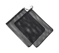 NUOBESTY 2 pièces Pochette Filtrante pour Pompe à Eau Maille Lot de Poche à Filtration avec Cordon Compatible Aquarium et Bassin Stockage de Médias Filtrants comme Céramique et Actif