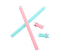 NUOBESTY 2 pièces Protective Pen Cover Compatible with Apple Pencil Soft Silicone Falling-Resistant Pen Case Non-Slip Practical Stylus Sleeve in and