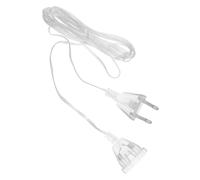 NUOBESTY 2 pièces Rallonge Câble Transparent LED Extension Pour Guirlandes Lumineuses Intérieur Extérieur Flexible Facile à Installer