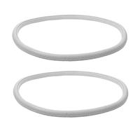 NUOBESTY 2 Pièces Roue de Rechange pour Fauteuil Roulant Manuel en Pu 20x1-3/8