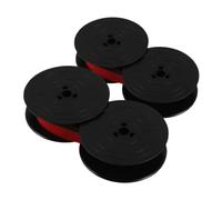 NUOBESTY 2 pièces Ruban Encreur Machine à Écrire Rétro Compatible Anciennes Marques Durable pour Bureau et Usage Domestique Double Couleur Rouge et Noir Style Vintage