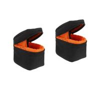 NUOBESTY 2 Pièces Sacoche de Protection pour Appareil Photo Pouch Rembourré et Étanche de Voyage Pratique et Portable pour Objectifs de Caméra