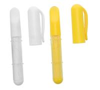 NUOBESTY 2 Pièces Stylo de marqueur de tissu marqueurs de tissu à coudre la craie pour la couture craie de tailleur outils de couture de vêtements Plastique
