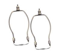 NUOBESTY 2 pièces Support Abat Jour Lampe Bronze Antique Harpe Lampe Multifonction pour de Table et Lampadaire Facile à Installer et Lot