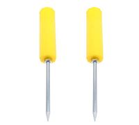 NUOBESTY 2 Pièces Support de Canne à Plastique Porte-Canne de Plage et Lac Piquet de Sol Stable et Portable au Coup Bank Fixation Facile pour Canne à Support