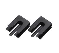 NUOBESTY 2 Pièces Support de Microphone pour Voiture Clip Pratique et Durable Compatible avec Microphones à Fixation Accessoires de Radio Ham Installation Simple sans Vis