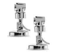NUOBESTY 2 Pièces Support Pommeau de Ventouse Puissant Fixation Murale sans Perçage Support Amovible Compatible pour Douchette Réglable