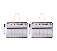 NUOBESTY 2 Pièces Tableau de Scores de Golf pour Garçon et Filles, Double | Carton, Usage Intérieur pour Entraînement Golf, Outil Interactif, Favorise Concentration et Pensée Stratégique