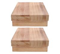 NUOBESTY 2 Pièces Tabouret Léger et Mobile Bois de Paulownia Repose Personnes Âgées Support Stable et Confortable pour Intérieur et Extérieur