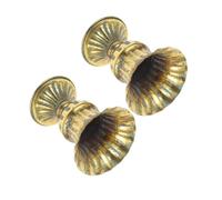 NUOBESTY 2 pièces Vase Fer Rétro Pot Vintage Unique pour Fleurs Fraîches ou Séchées Décor de Table Élégant pour Salon Mariage et Centre de Table