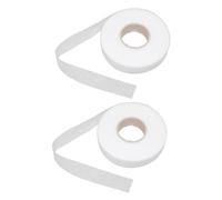 NUOBESTY 2 Rouleaux Ruban Thermocollant Double Face Yards Adhésif pour Ourlets de Pantalons Rideaux Vêtements et Coussins Facile à Appliquer sans Couture pour Projets Diy