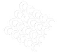 NUOBESTY 20 Pièces Attrape-rêves Lune Cercles Fer pour DIY Artisanat Décor Mariage et Mur Anneaux Macramé Créatifs pour Projets Personnalisés