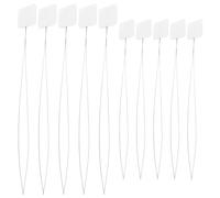 NUOBESTY 20 Pièces Embroidery Threader Set Long Punch Needle Threading Tool For DIY Crafts Needle Threading Aid With Finger Protection And Easy Thread Passage
